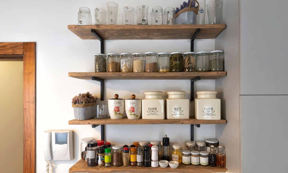 Open Shelves