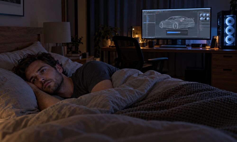 Bedroom Office and problem with sleeping