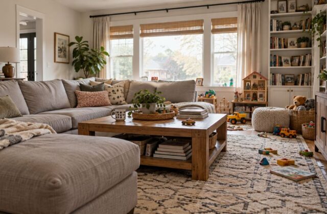 Crowded Living Room