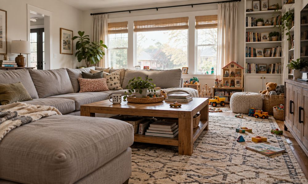 Crowded Living Room