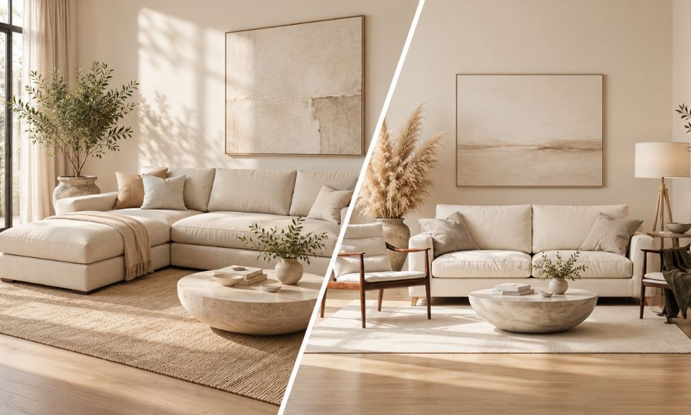 Sectional or a Sofa and 2 Chairs
